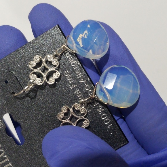 Ashley Nicole Filigree Drop Earrings – Opalescent Stones, Nickel-Free - Women's - Picture 7 of 8